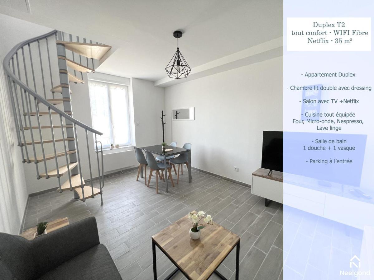 180B - Duplex T2 Tout Confort - Wifi Netflix Le Gond-Pontouvre ภายนอก รูปภาพ
